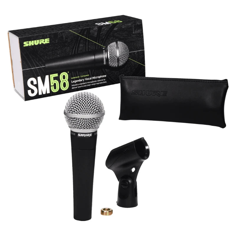 Shure SM58 LCE Dynamisches Gesangsmikrofon mit Nierencharakteristik